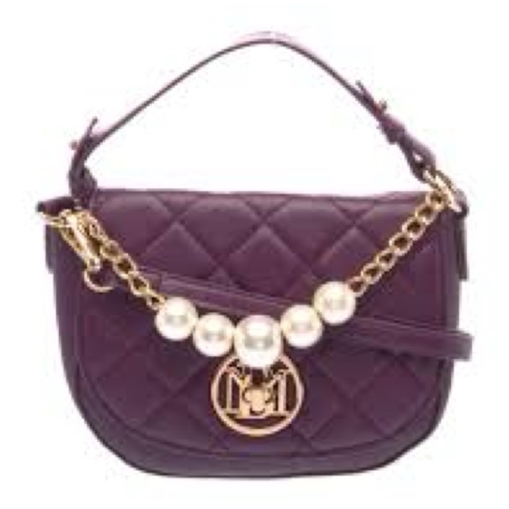 Elegant Quilted Mini Bag with Gold Chain